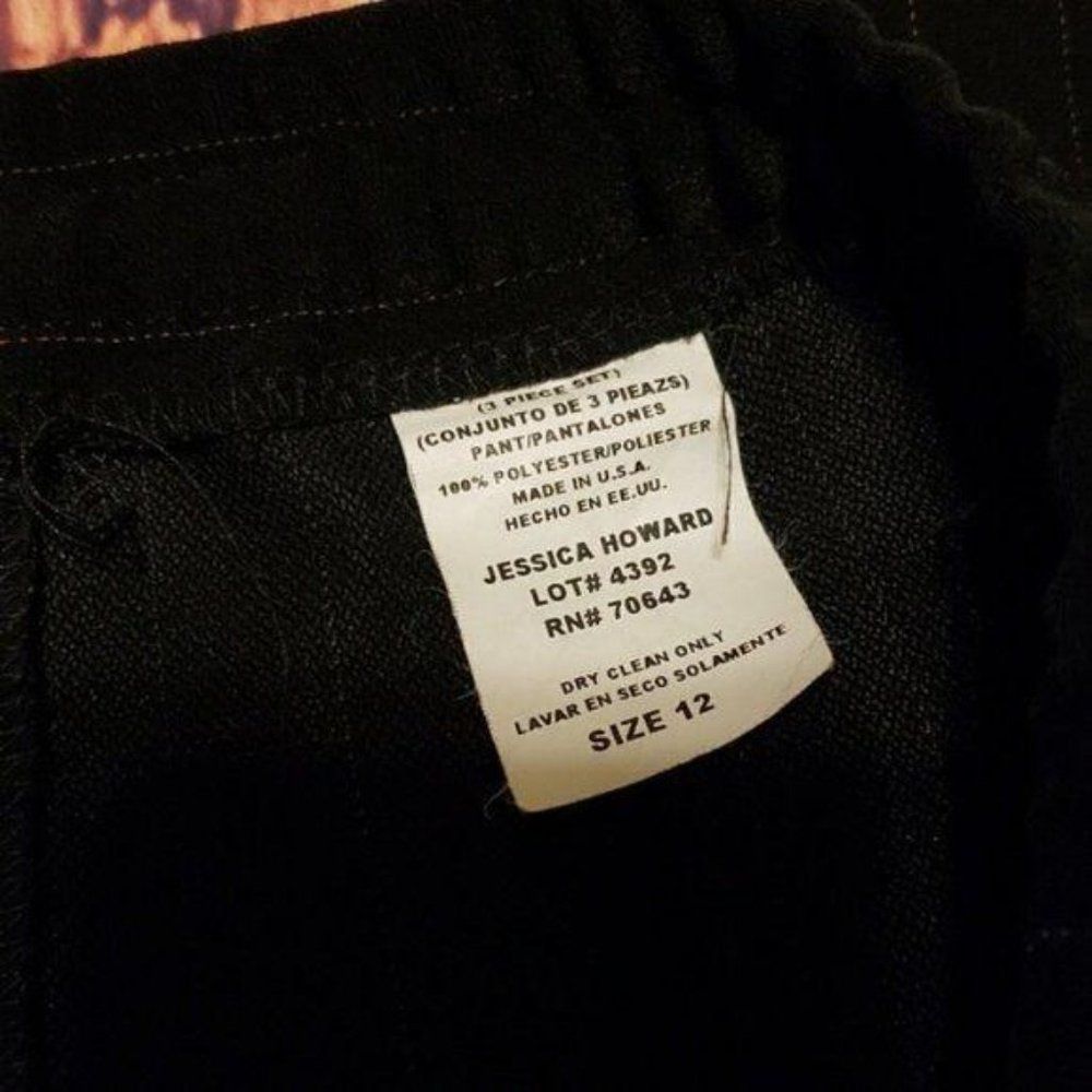 Jessica Howard women business pin stripe pants 12 - Picture 5 of 9